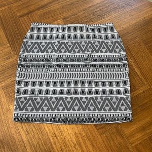 Bodycon mini skirt